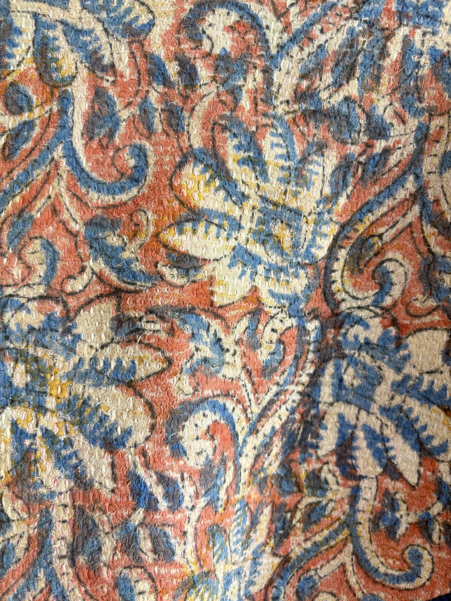 Vintage kantha jacket - flower patch