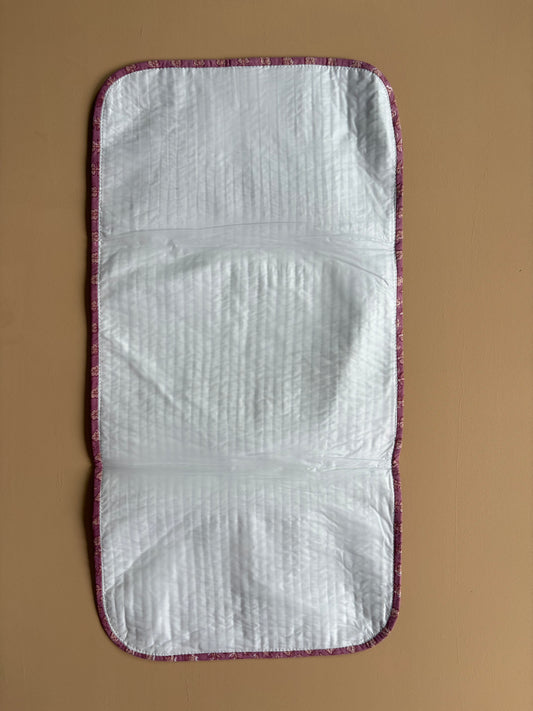 Changing mat - purple mauve