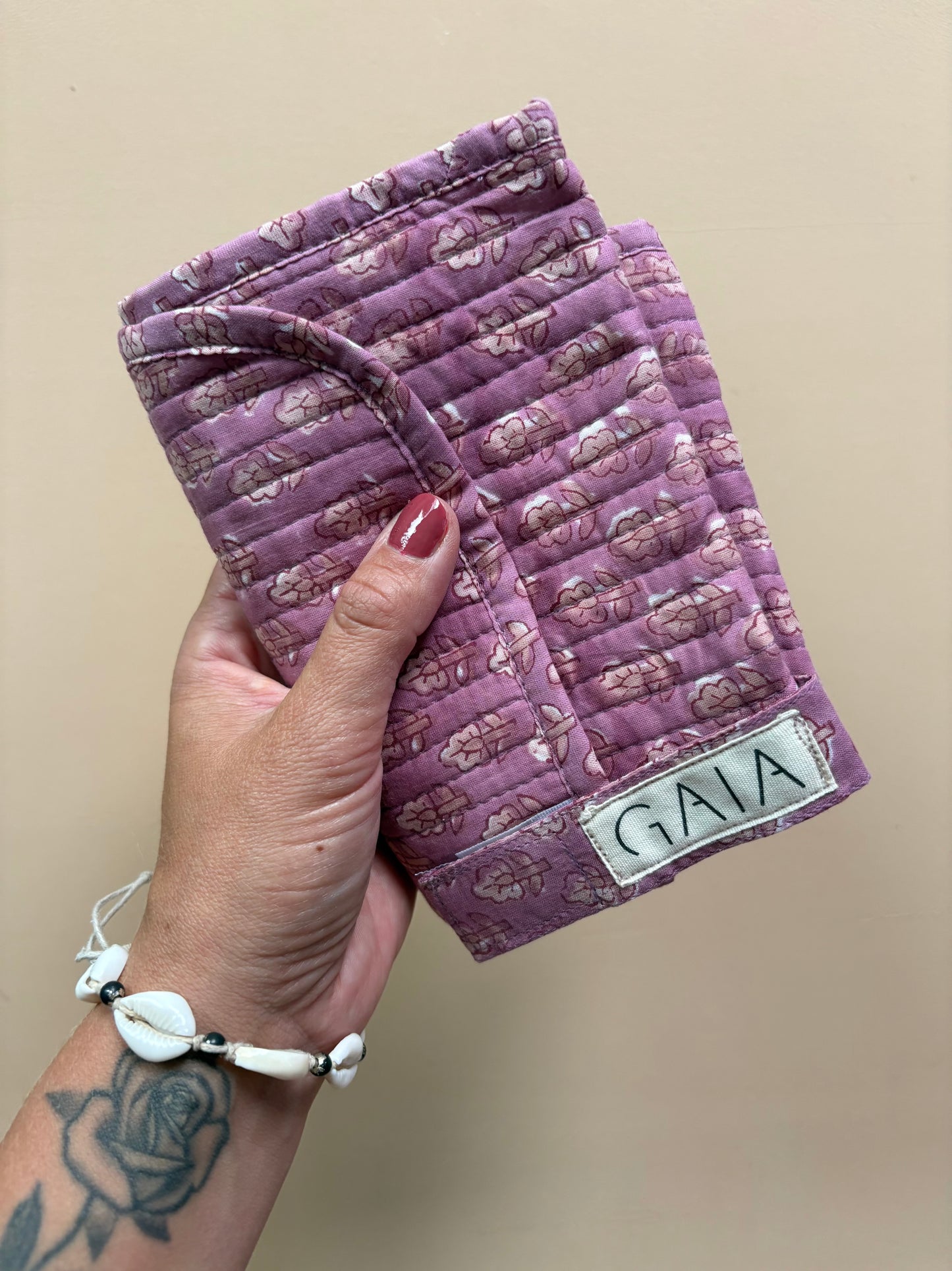 Changing mat - purple mauve