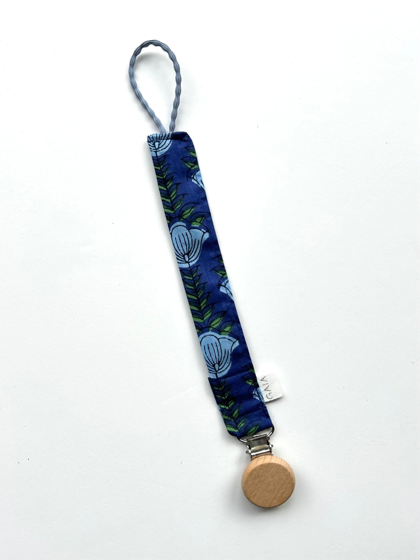 Pacifier cord - blue lotus
