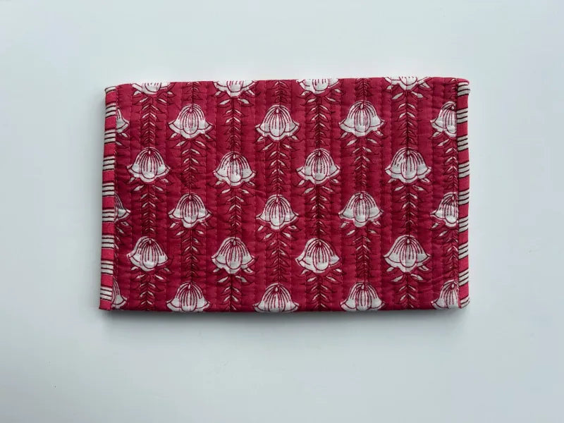 Diaper pouch - fuschia infinite lotus