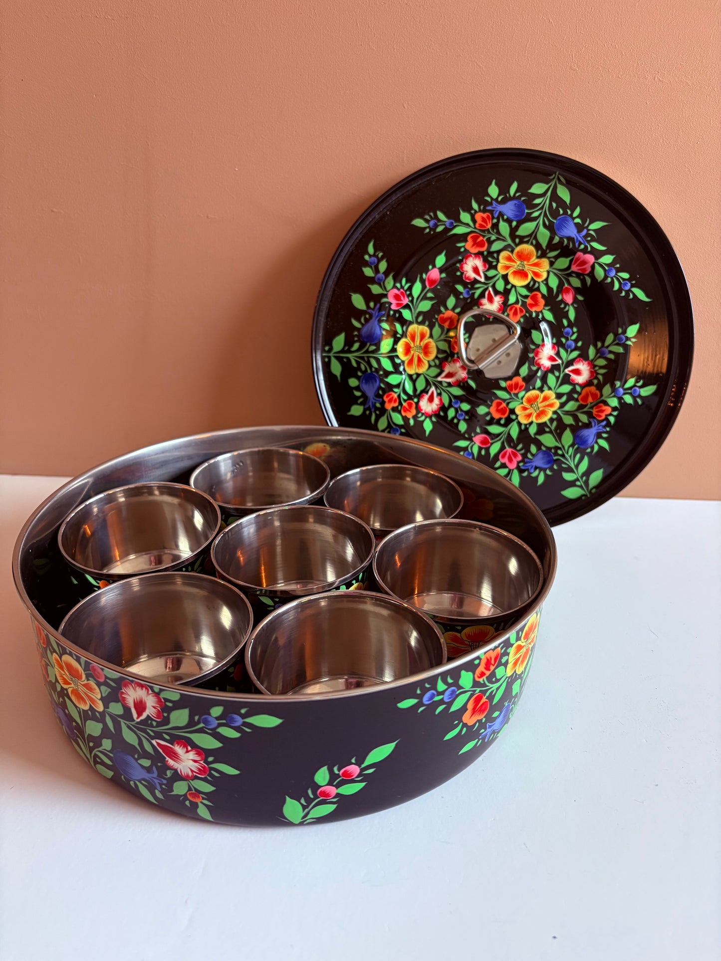 Traditional spice box big – black