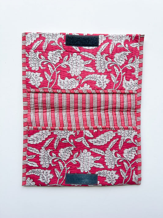 Diaper pouch - marigold melody fuchsia