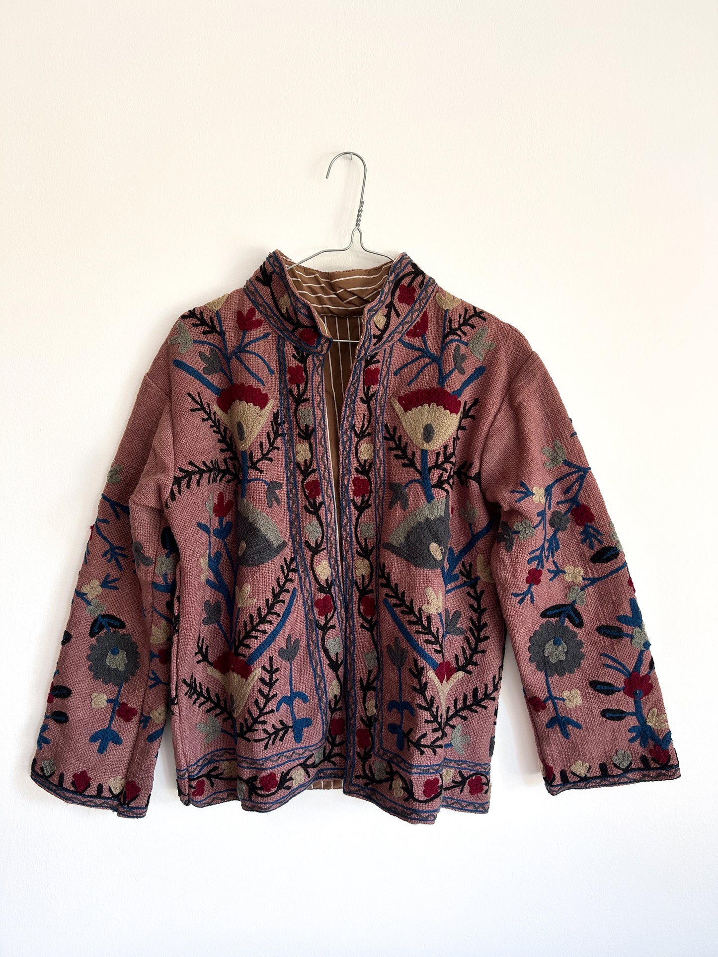 Suzani jacket - wild flower blue