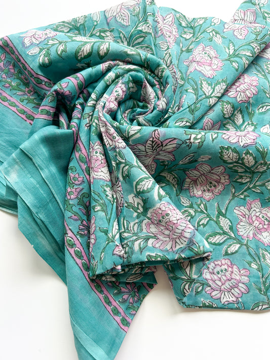 Sarong doek - turquoise