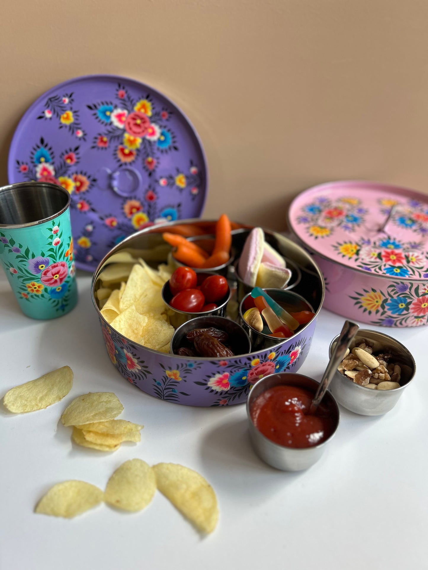 Traditional spice box – blue