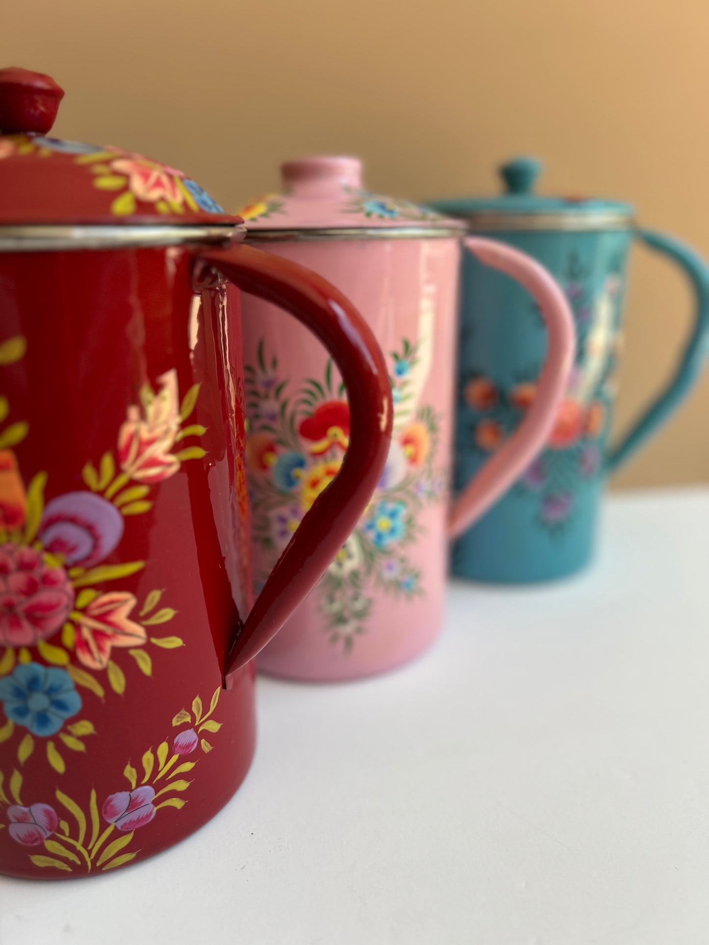 Water Pitcher – Pink Flower