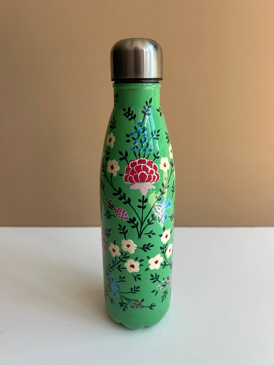Water bottle - Green bouquet