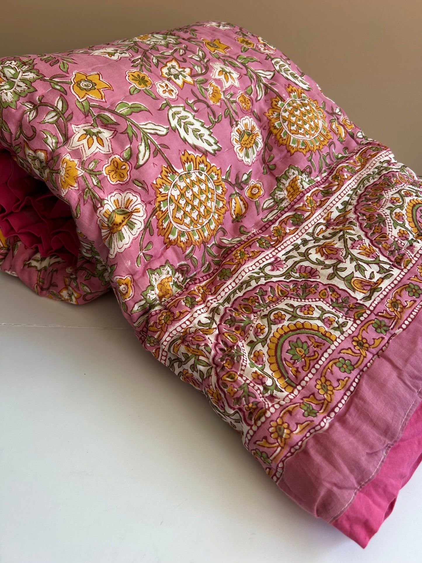 Padded blanket - Pink