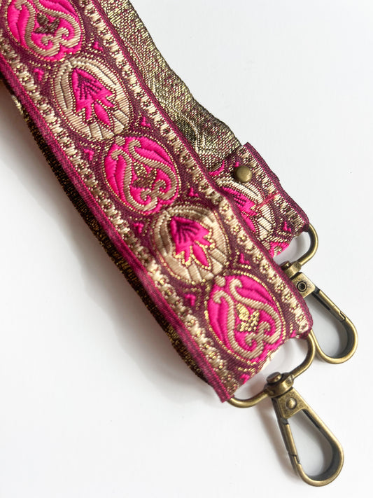 Phone/bag strap - indian pink