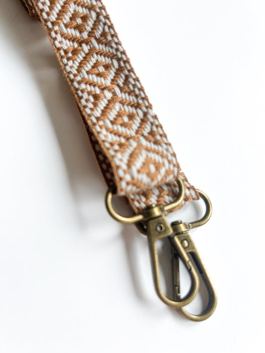 Phone/bag strap - aztec brown