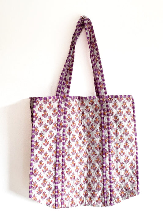 Tote bag - lilac flower 