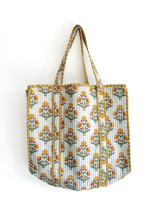 Tote bag - yellow flower 