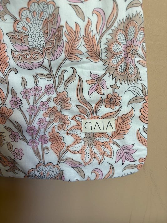 Sleeping bag - white floral