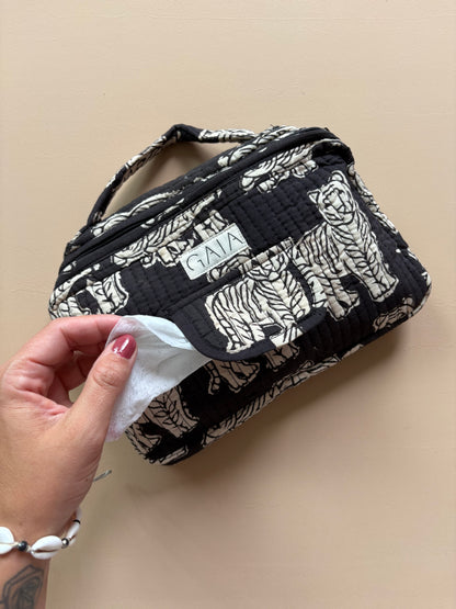 Multifunctional toiletry - black tiger