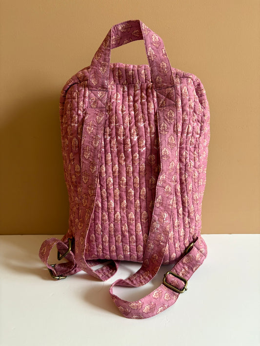 Kids backpack - purple mauve