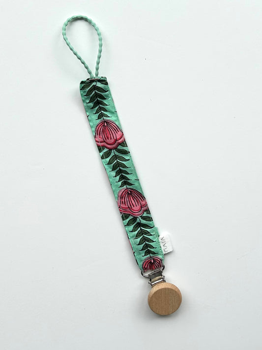 Pacifier cord - turquoise
