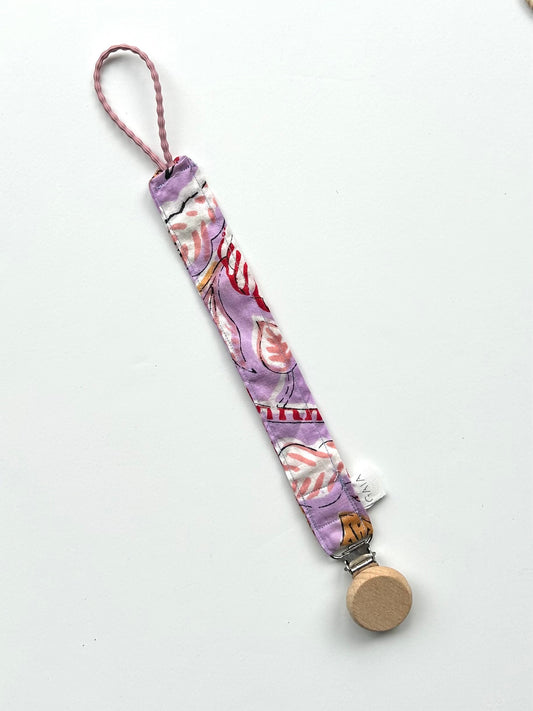 Pacifier cord - purple