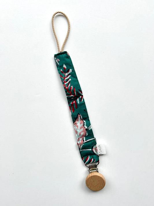 Pacifier cord - green