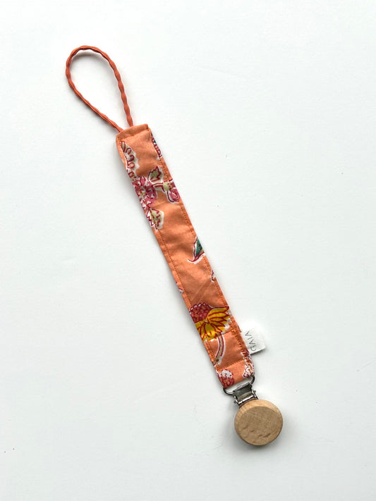 Pacifier cord - peach