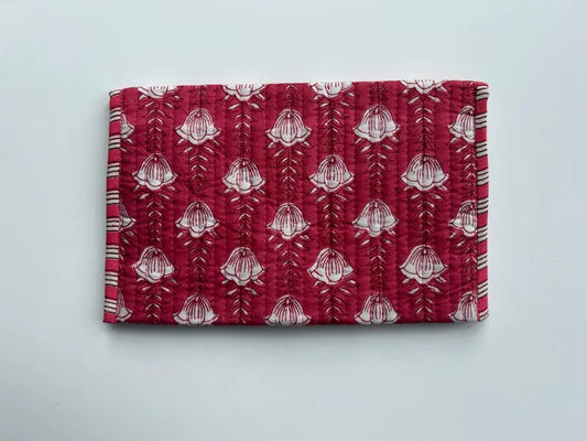 Diaper pouch - fuschia infinite lotus