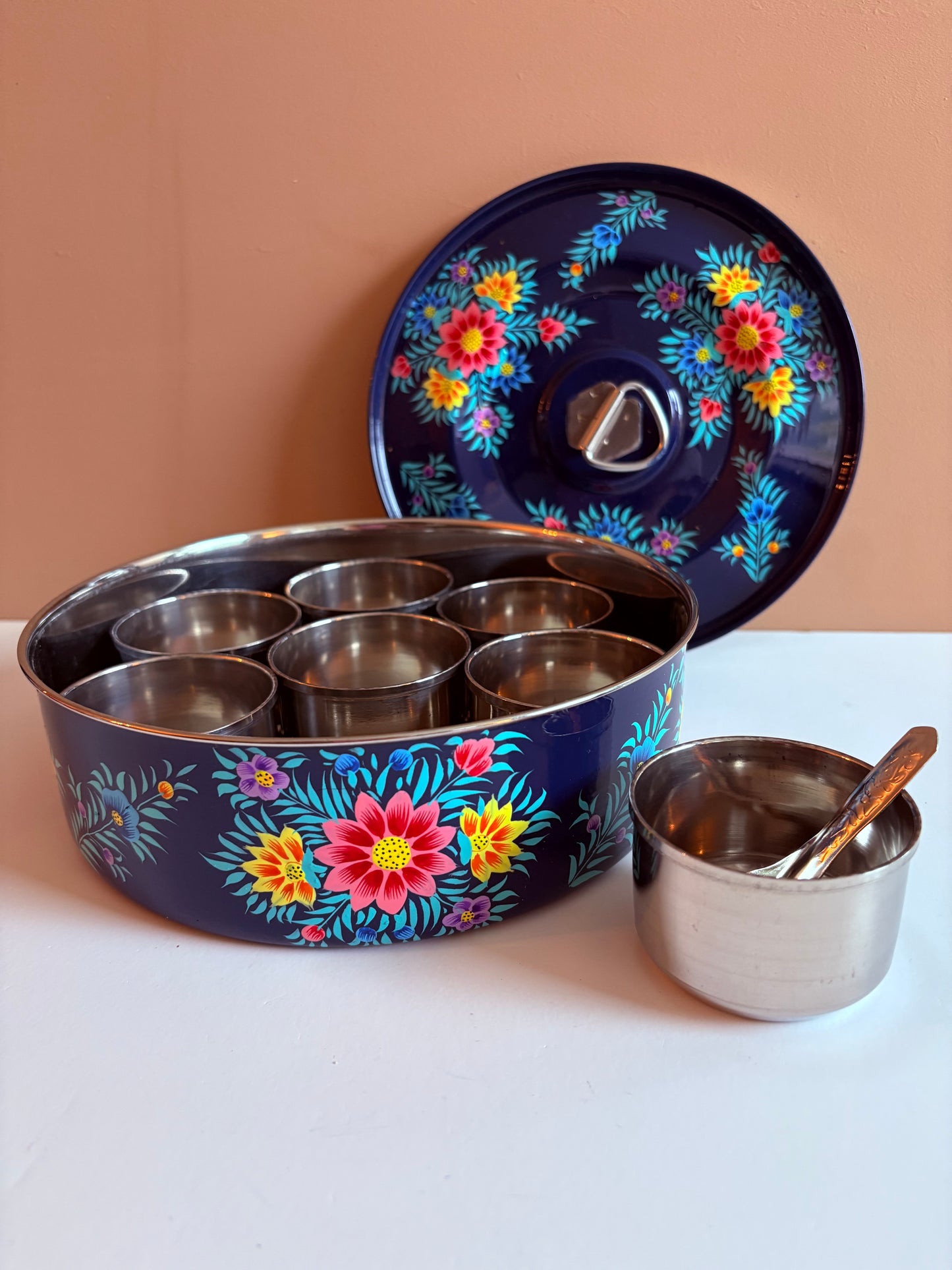 Traditional spice box – blue