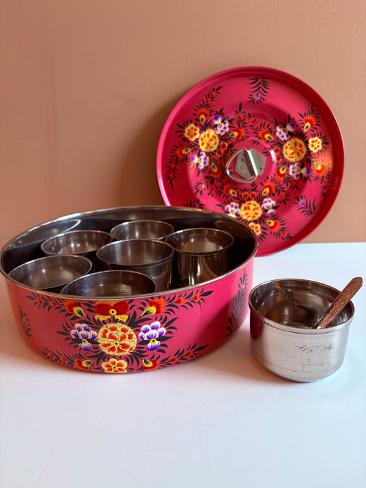 Traditional spice box – pink
