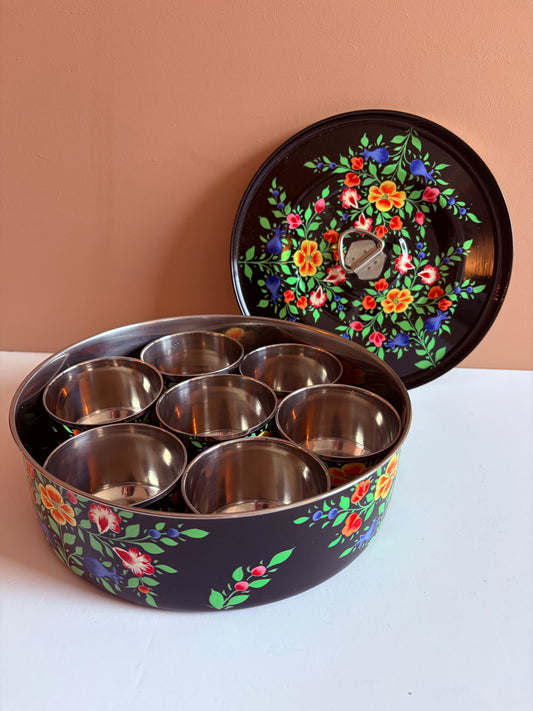 Traditional spice box big – black