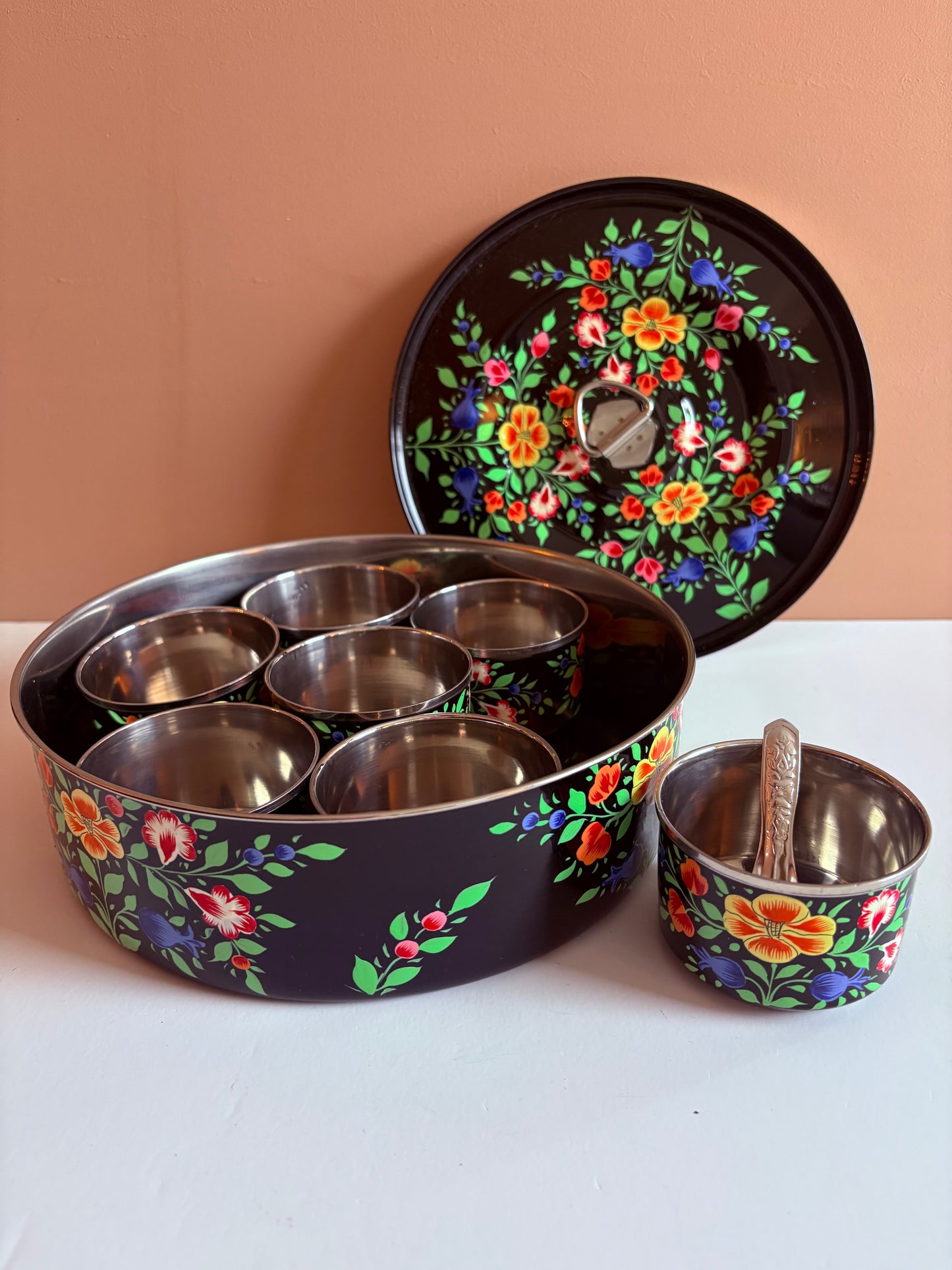 Traditional spice box big – black