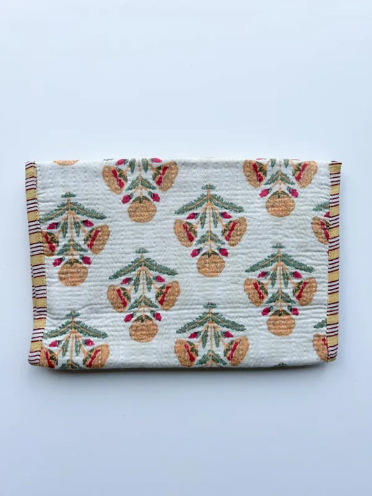 Diaper pouch - yellow harmony