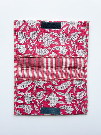 Diaper pouch - marigold melody fuchsia