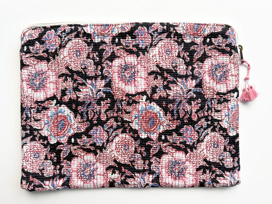 Laptop bag - dark flower