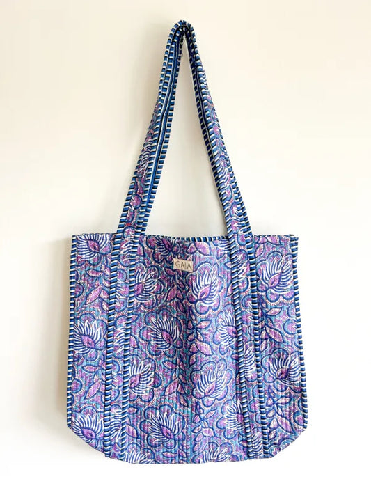 Mom tote bag - flower festival 