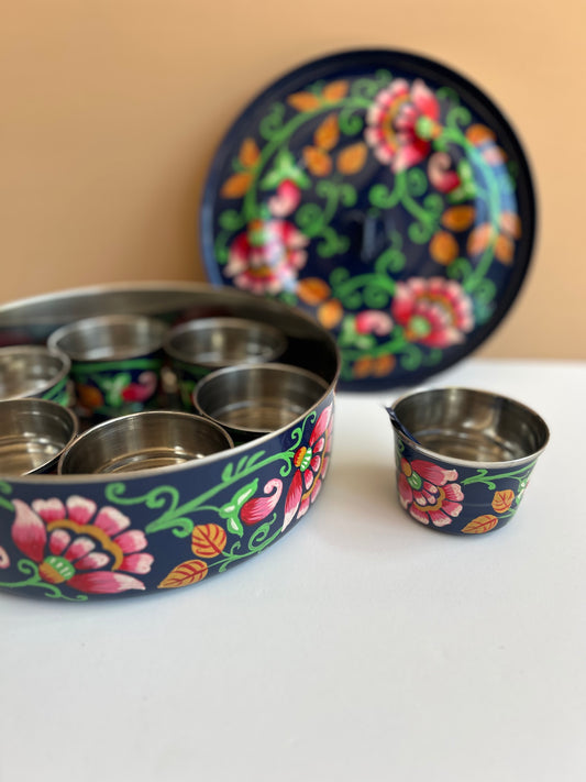 Traditional spice box – blue