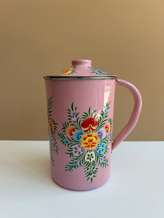 Water Pitcher – Pink Flower