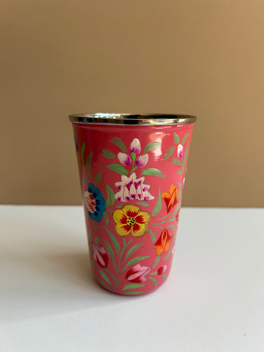Cup - Dark pink flower 