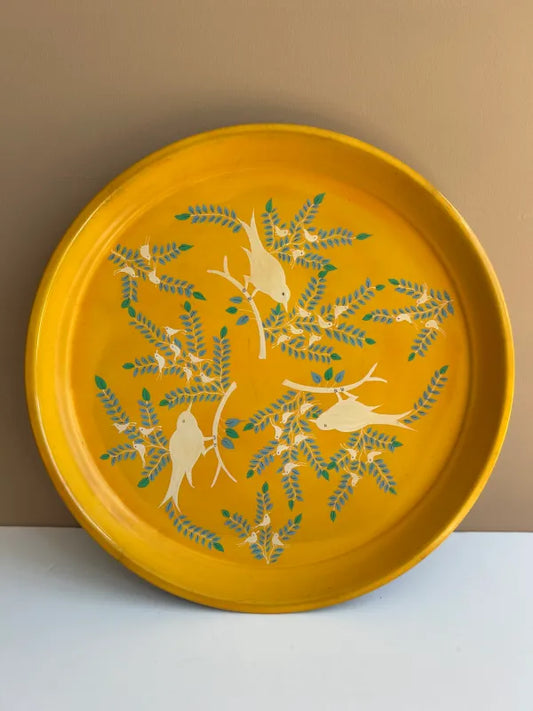 Serving tray – yellow bird
