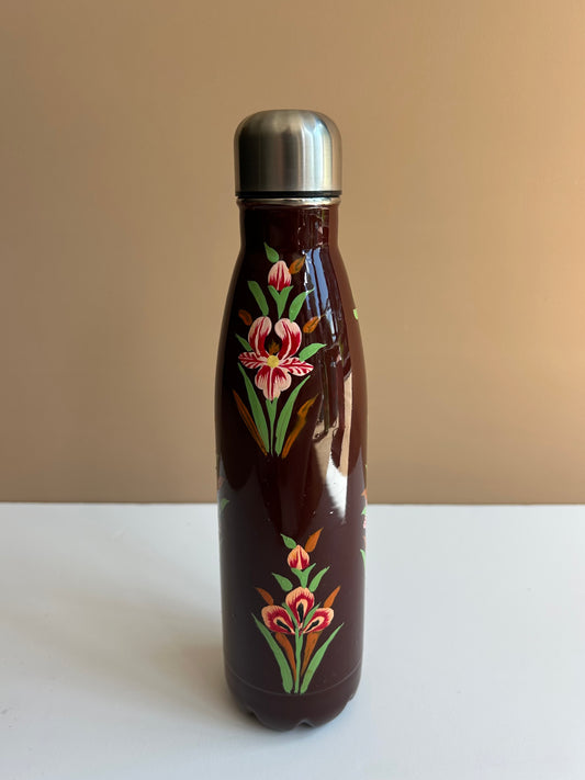 Water bottle – Burgundy lily