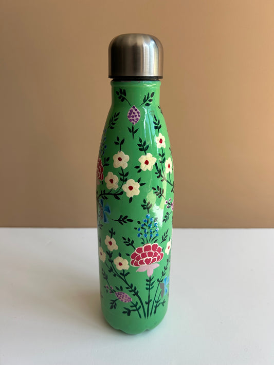 Water bottle - Green bouquet