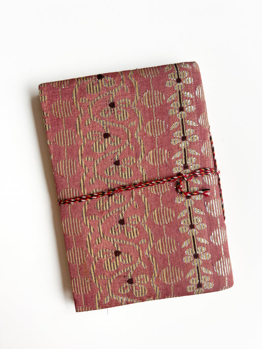 Notebook - old pink/gold