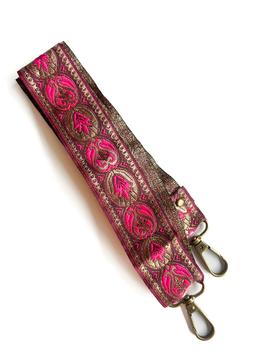 Phone/bag strap - indian pink
