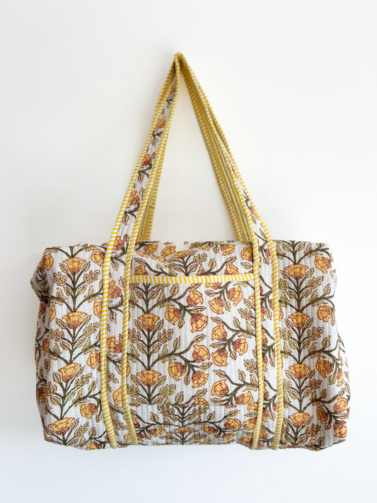 Duffel bag - yellow flower festival
