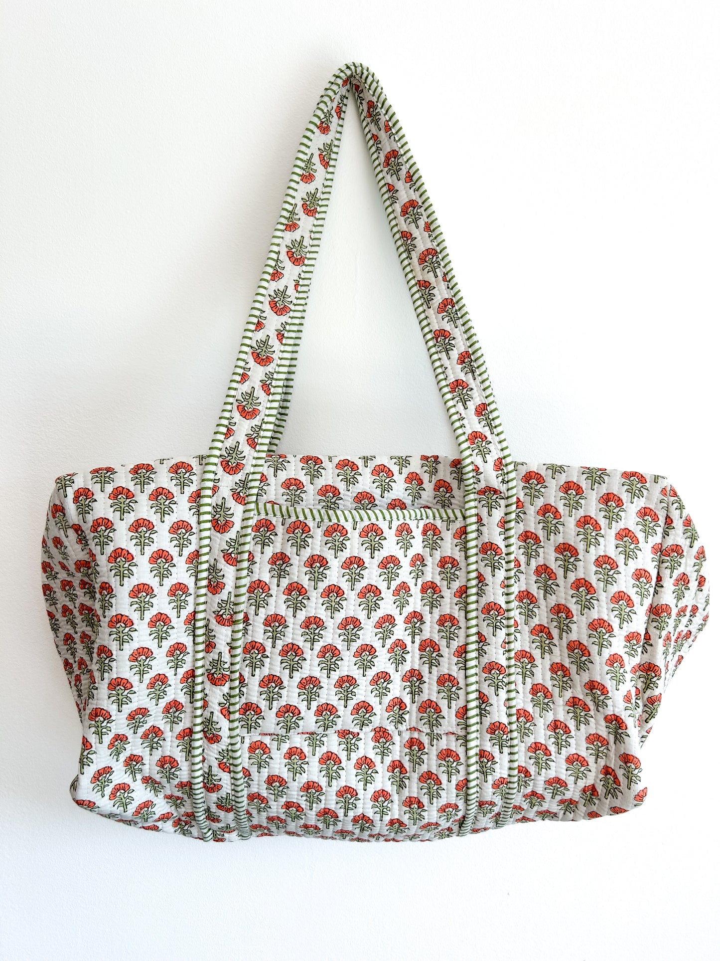 Duffel bag - little orange flower